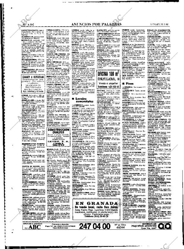 ABC MADRID 28-02-1986 página 82
