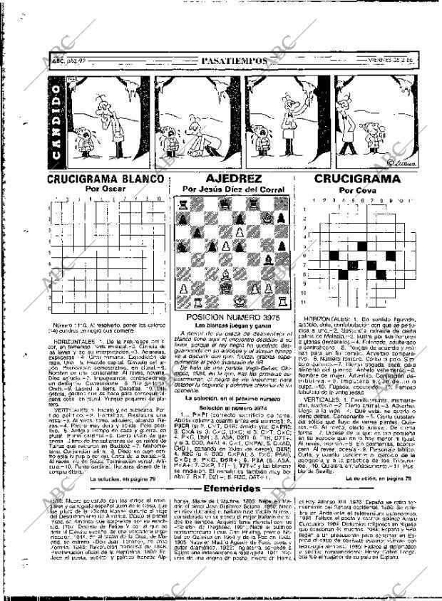 ABC MADRID 28-02-1986 página 92