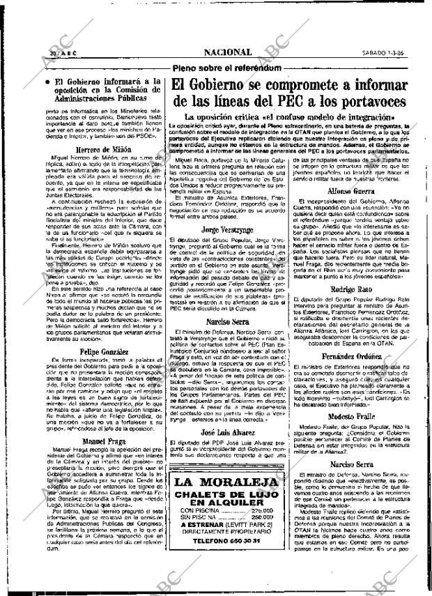 ABC MADRID 01-03-1986 página 20