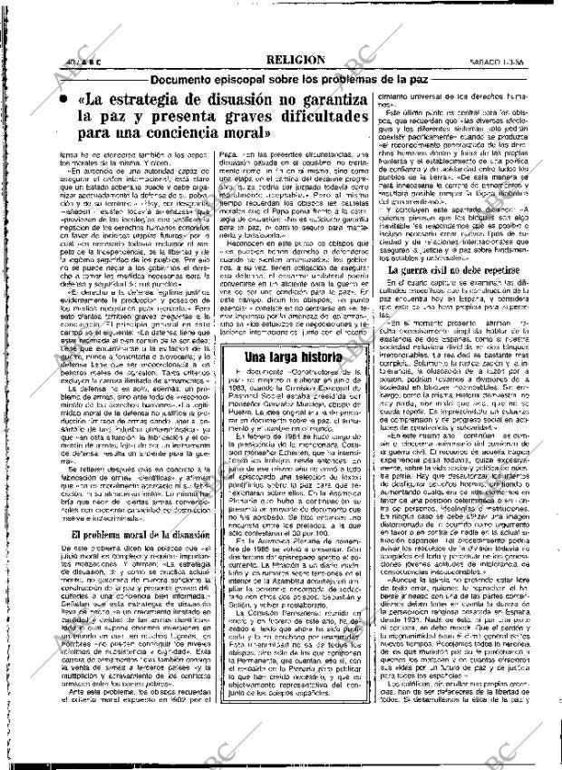 ABC MADRID 01-03-1986 página 40