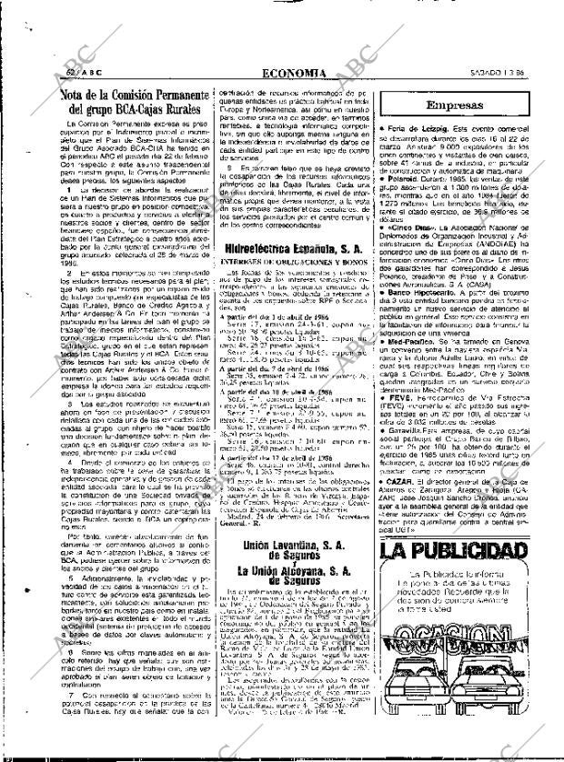 ABC MADRID 01-03-1986 página 62