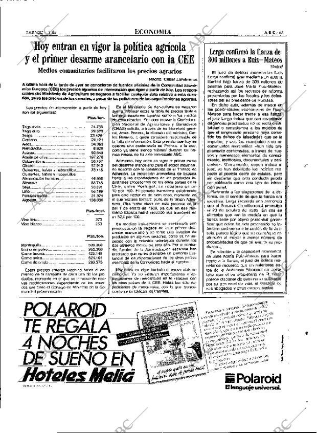 ABC MADRID 01-03-1986 página 63