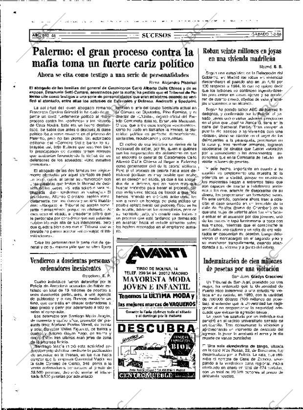 ABC MADRID 01-03-1986 página 68