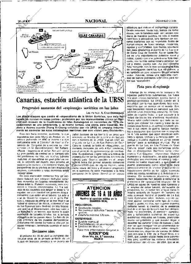 ABC MADRID 02-03-1986 página 28