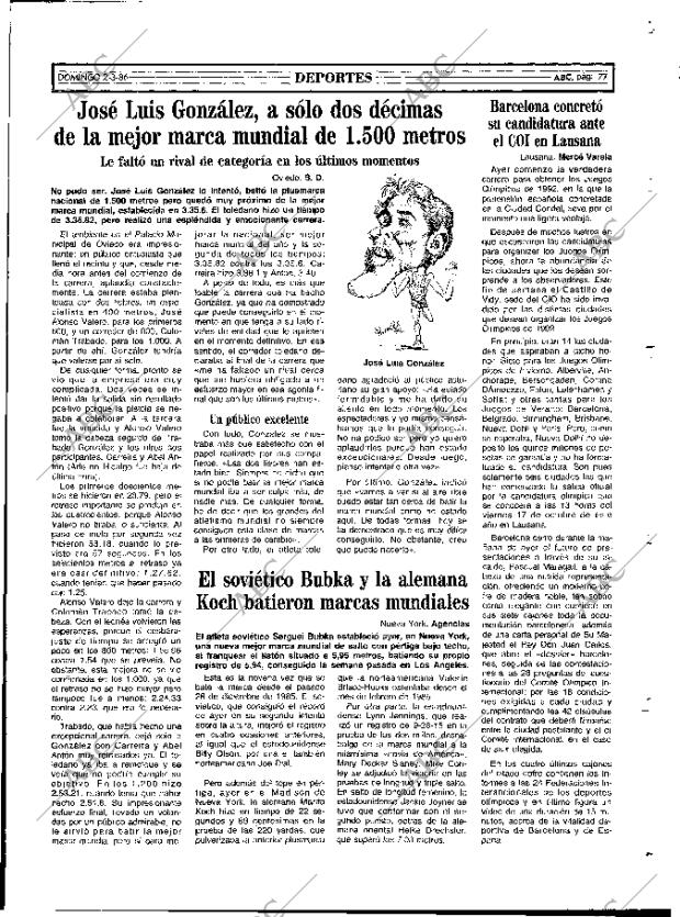 ABC MADRID 02-03-1986 página 77