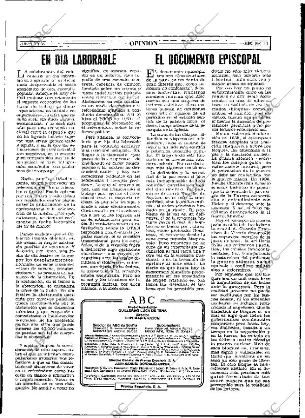 ABC MADRID 03-03-1986 página 11