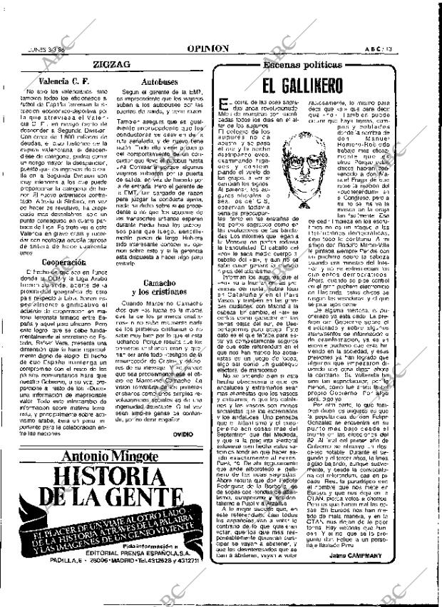 ABC MADRID 03-03-1986 página 13