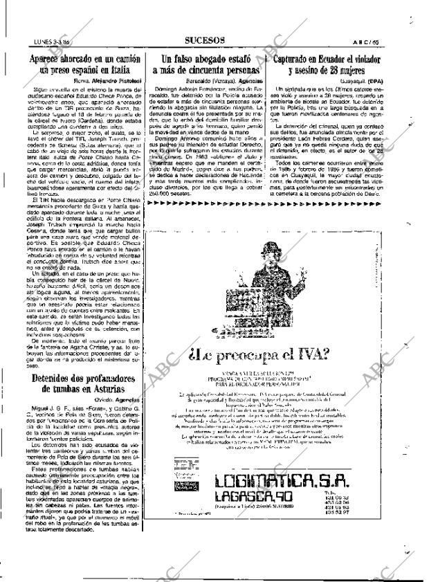 ABC MADRID 03-03-1986 página 65