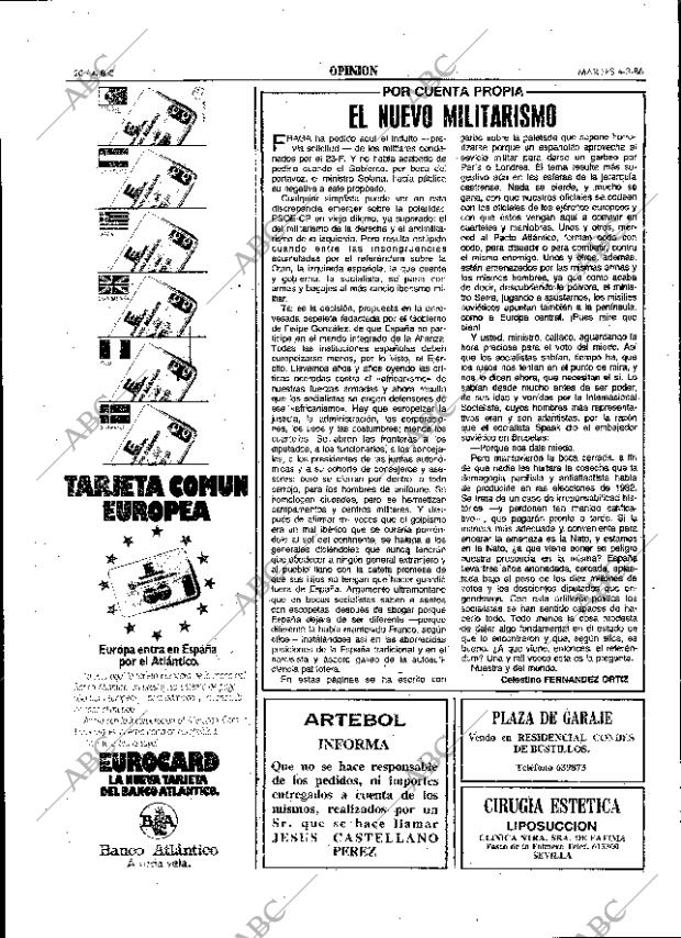 ABC SEVILLA 04-03-1986 página 20