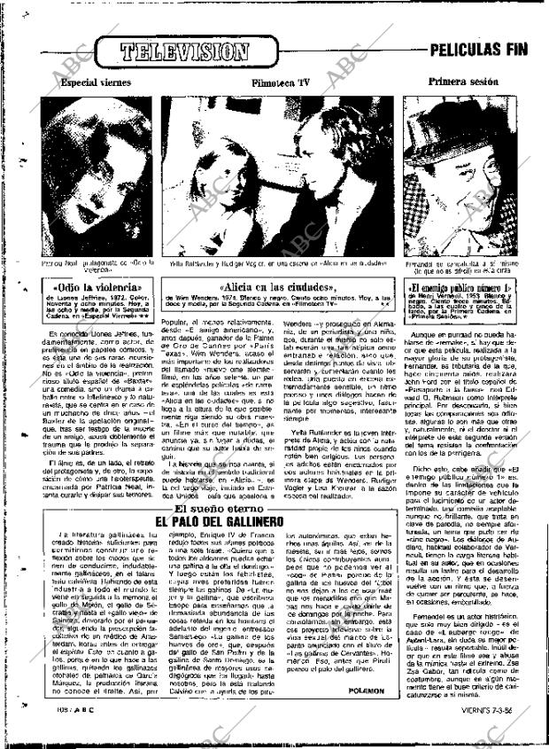 ABC MADRID 07-03-1986 página 108