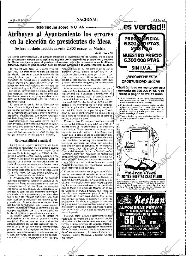 ABC MADRID 07-03-1986 página 23