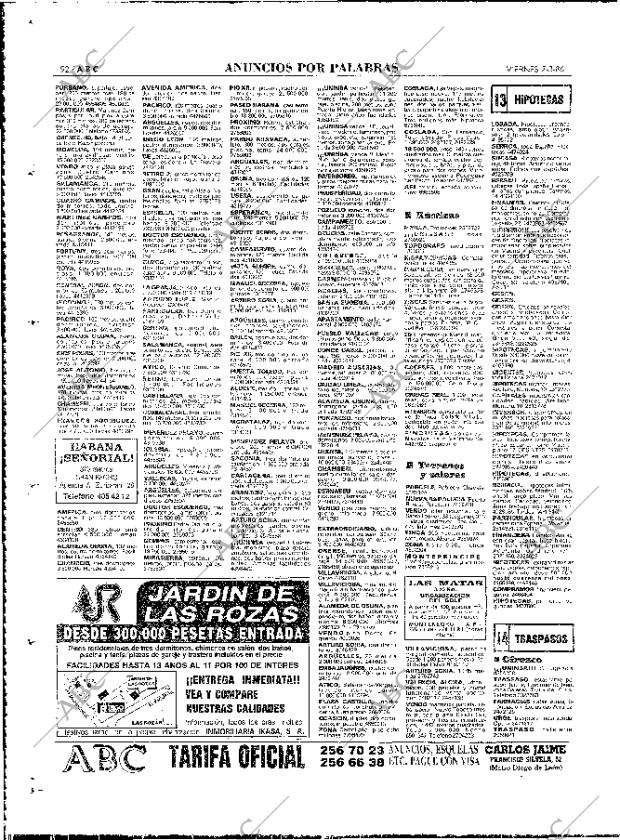 ABC MADRID 07-03-1986 página 92