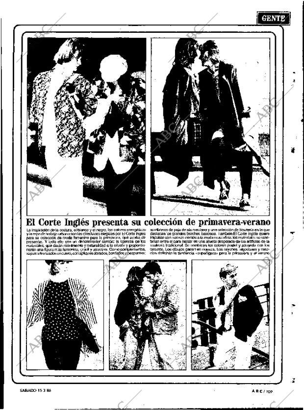 ABC MADRID 15-03-1986 página 109