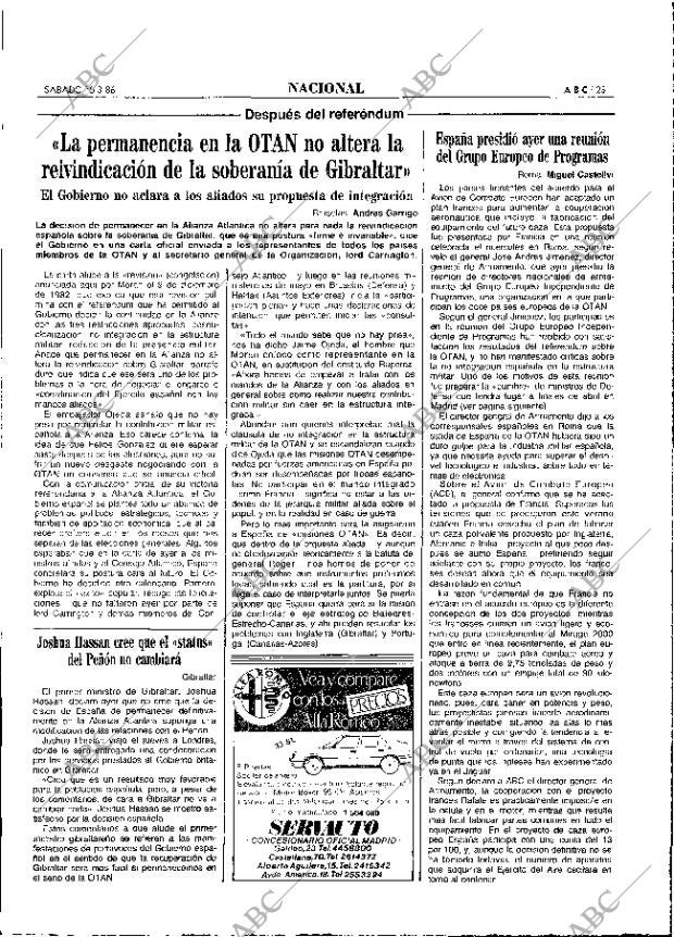ABC MADRID 15-03-1986 página 23