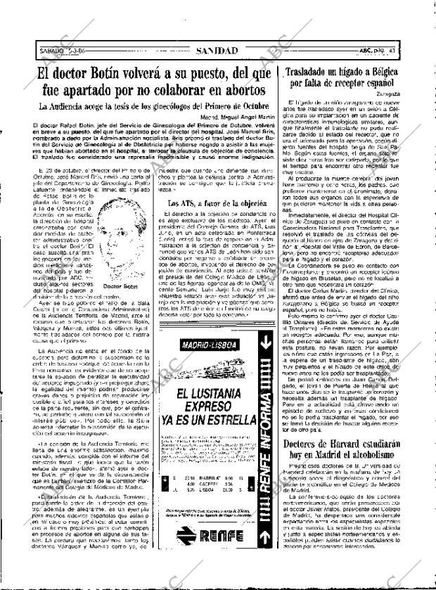 ABC MADRID 15-03-1986 página 43