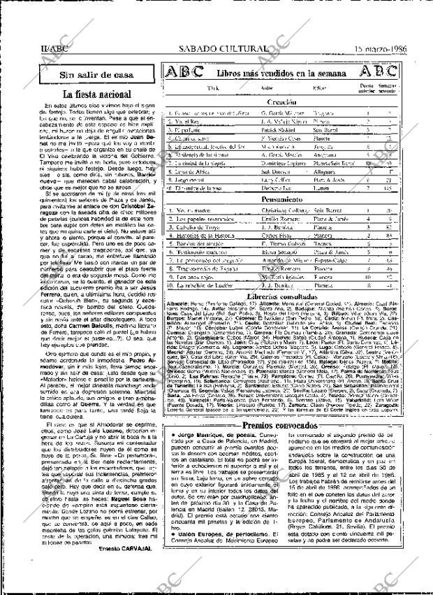 ABC MADRID 15-03-1986 página 52