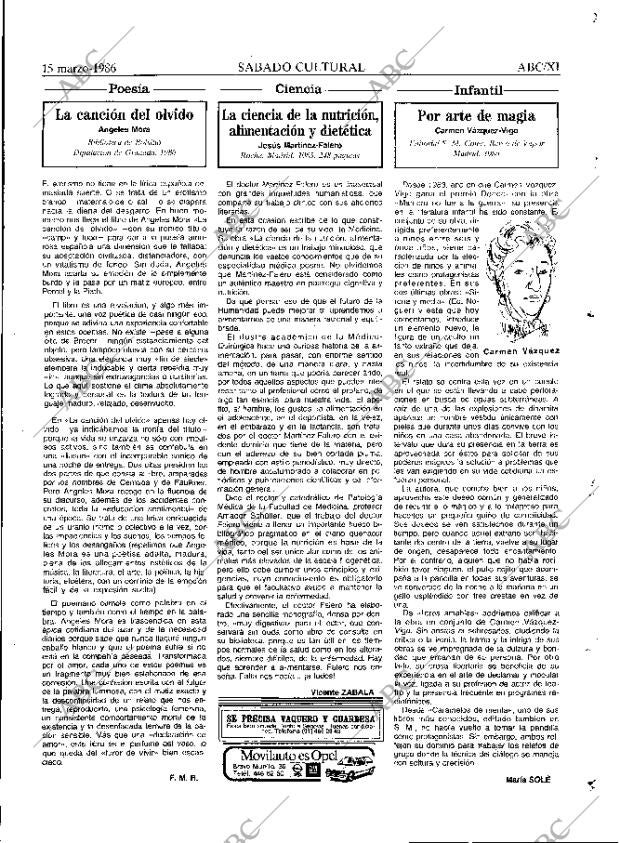 ABC MADRID 15-03-1986 página 61