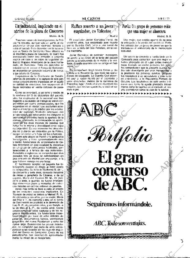 ABC MADRID 15-03-1986 página 73