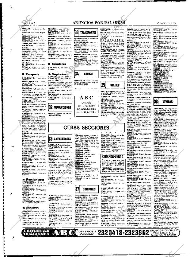 ABC MADRID 15-03-1986 página 94