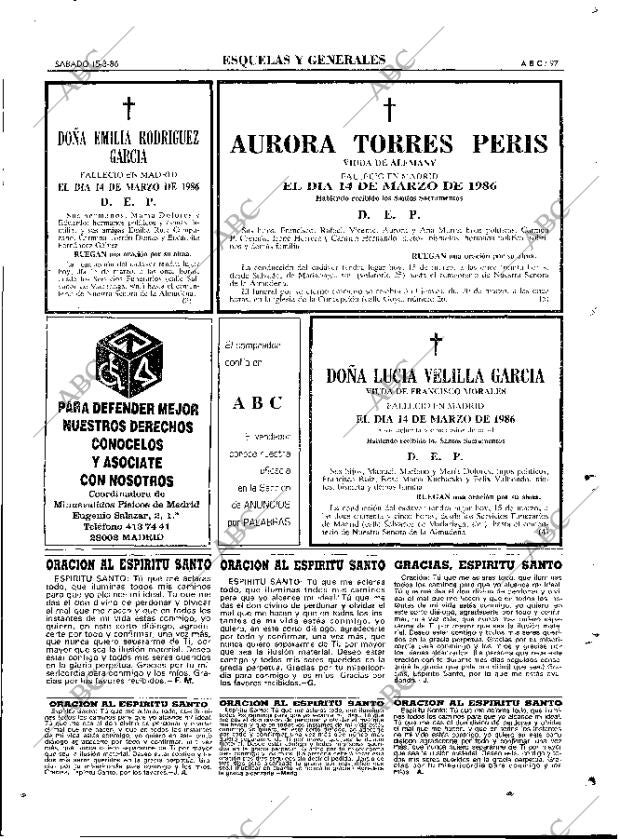 ABC MADRID 15-03-1986 página 97
