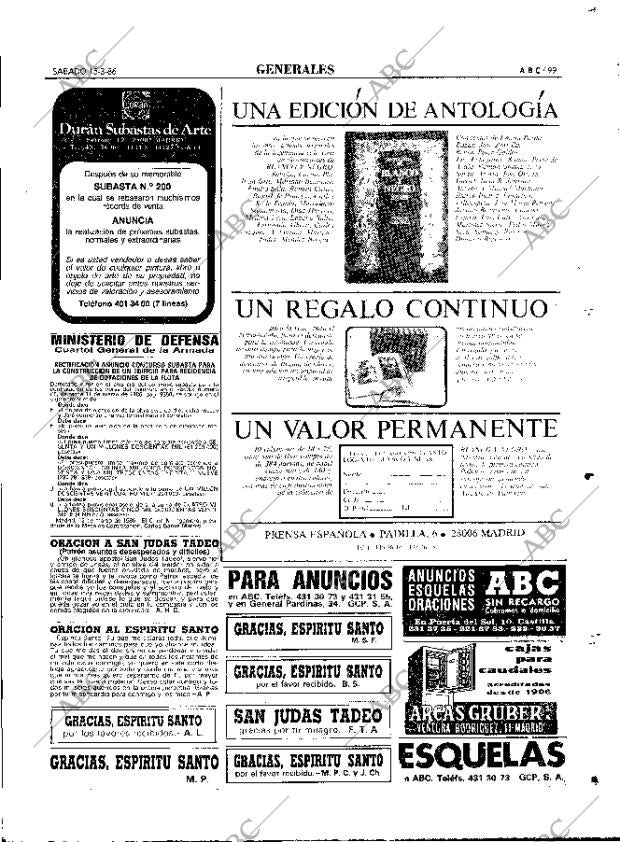 ABC MADRID 15-03-1986 página 99