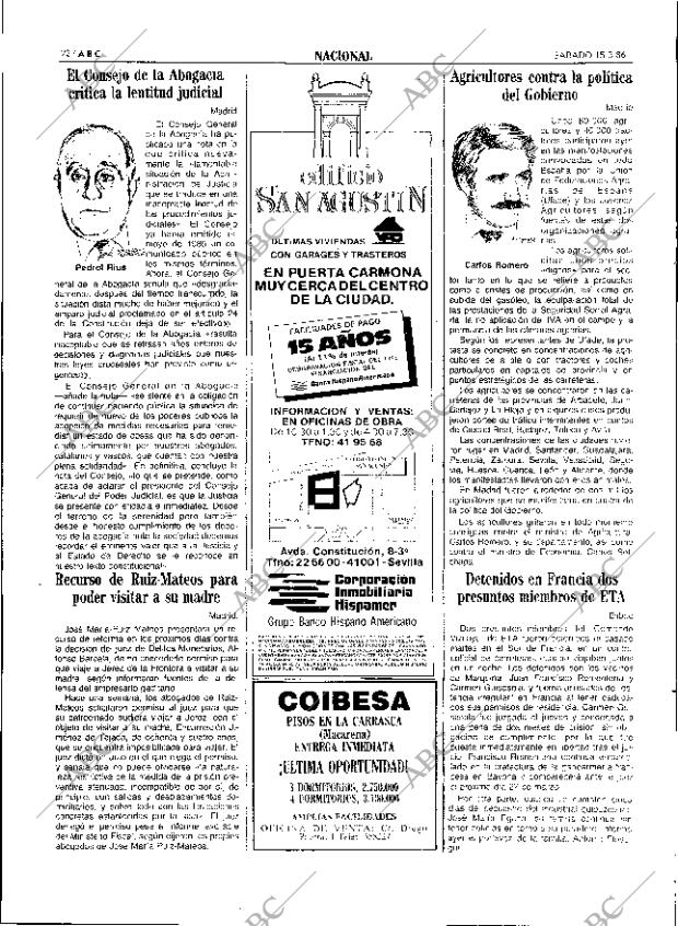 ABC SEVILLA 15-03-1986 página 22