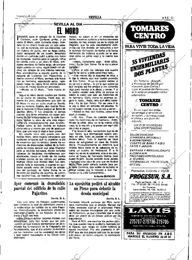 ABC SEVILLA 15-03-1986 página 33