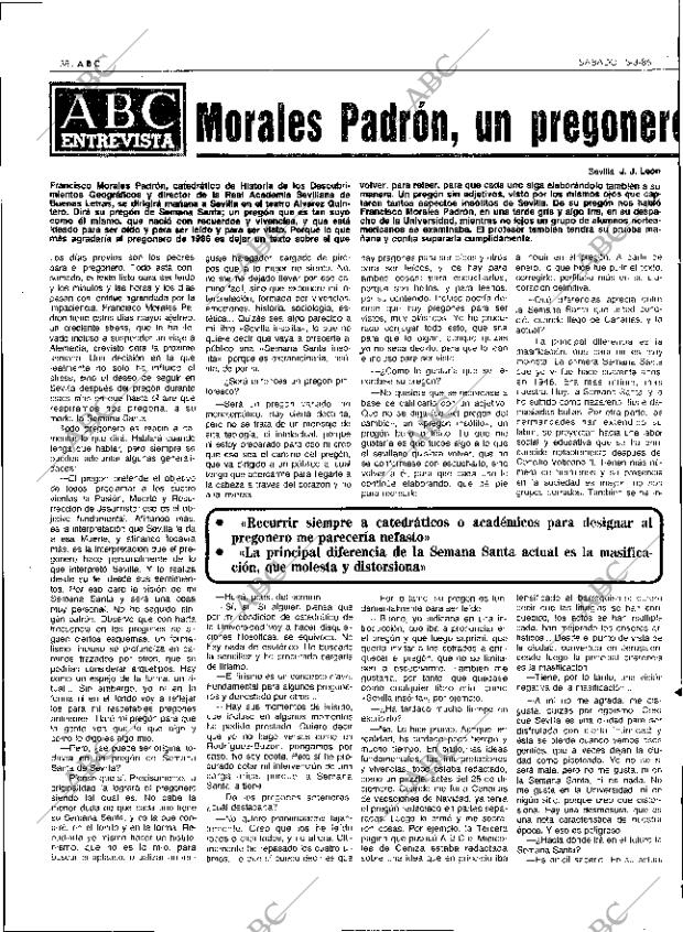 ABC SEVILLA 15-03-1986 página 38