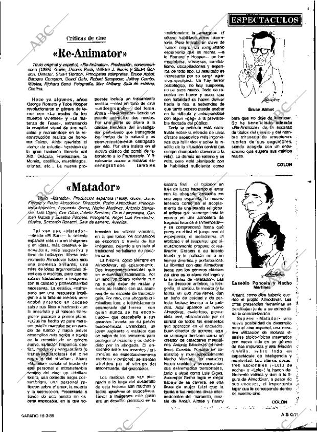 ABC SEVILLA 15-03-1986 página 71