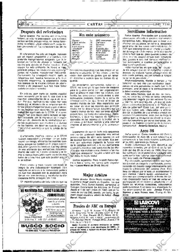 ABC MADRID 17-03-1986 página 14