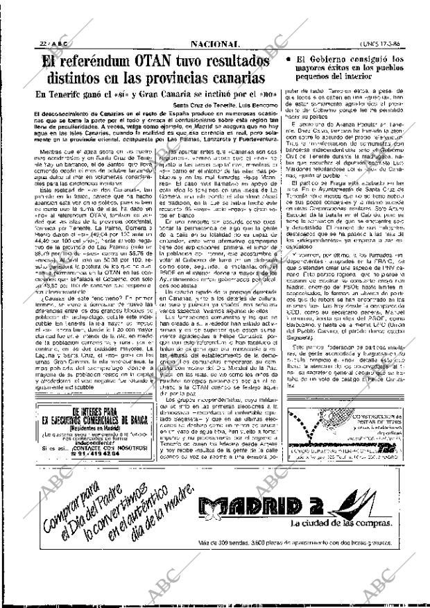 ABC MADRID 17-03-1986 página 22