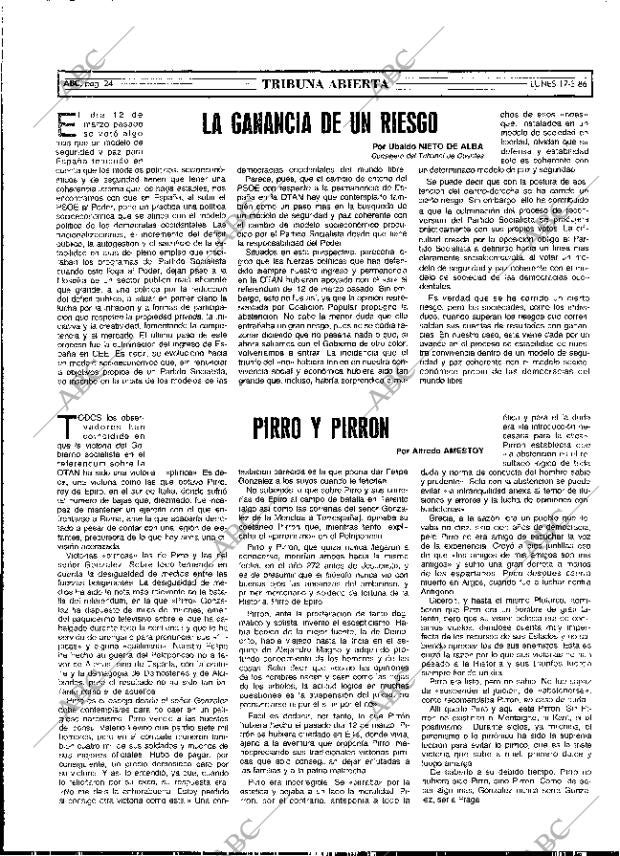 ABC MADRID 17-03-1986 página 24