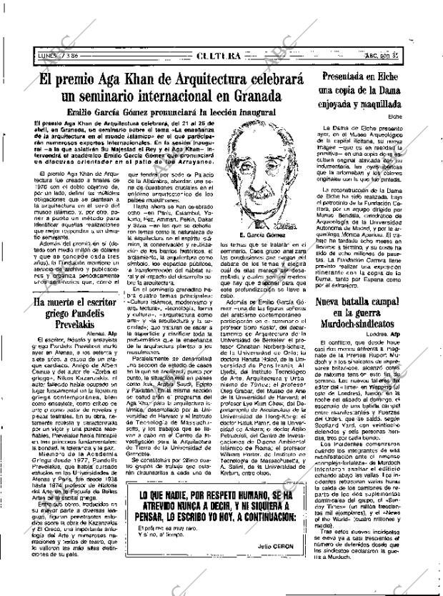 ABC MADRID 17-03-1986 página 35