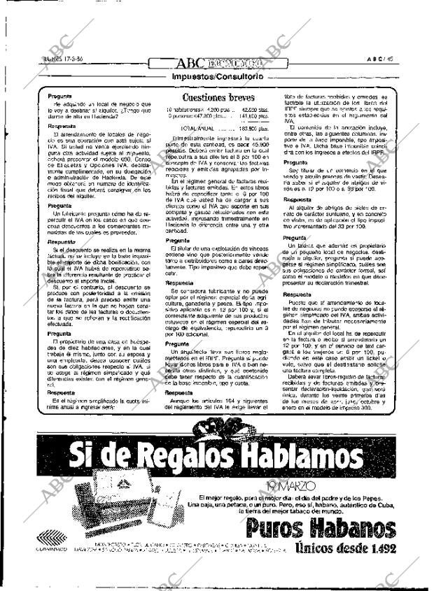 ABC MADRID 17-03-1986 página 45