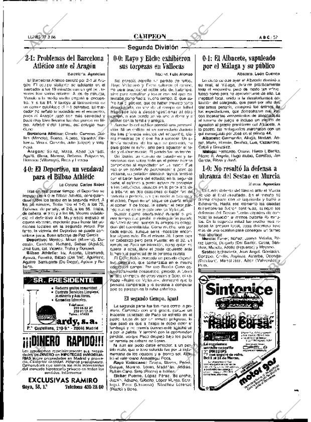 ABC MADRID 17-03-1986 página 57
