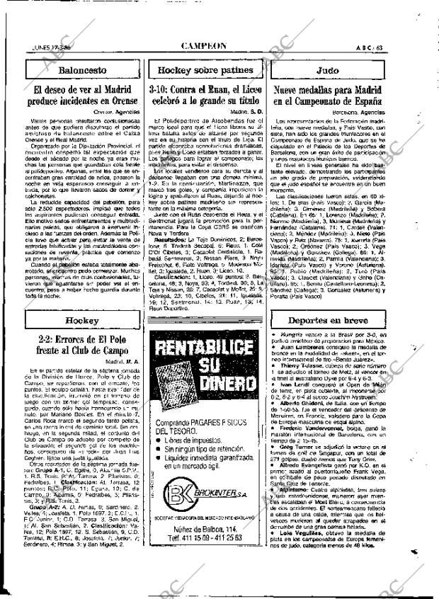 ABC MADRID 17-03-1986 página 63