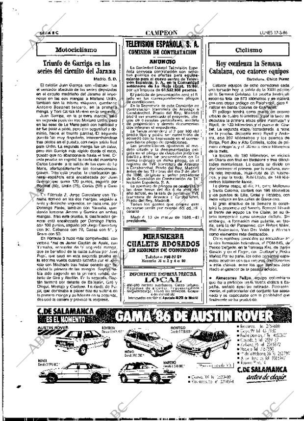 ABC MADRID 17-03-1986 página 64