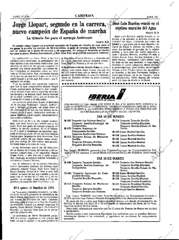 ABC MADRID 17-03-1986 página 65