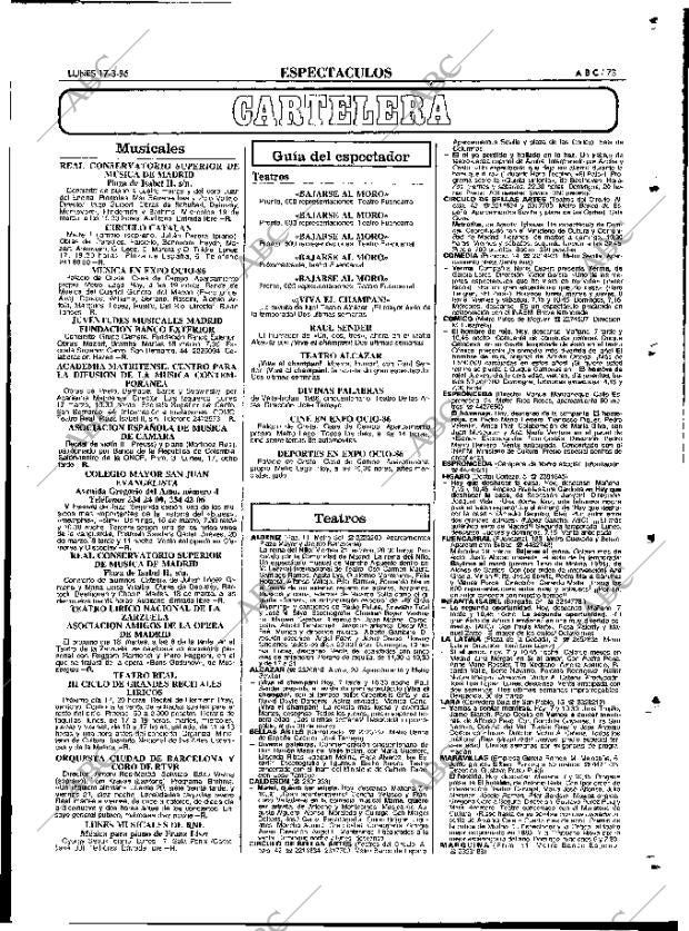 ABC MADRID 17-03-1986 página 73