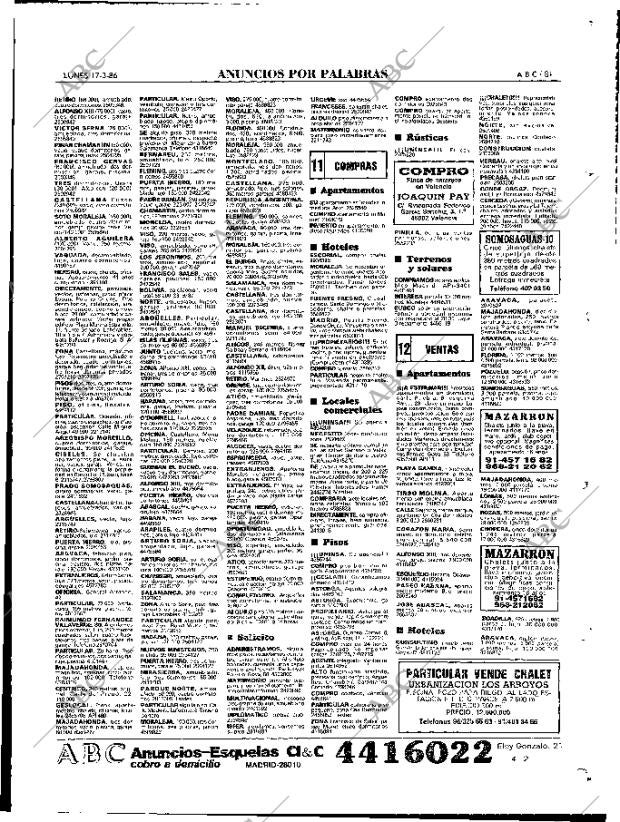 ABC MADRID 17-03-1986 página 81