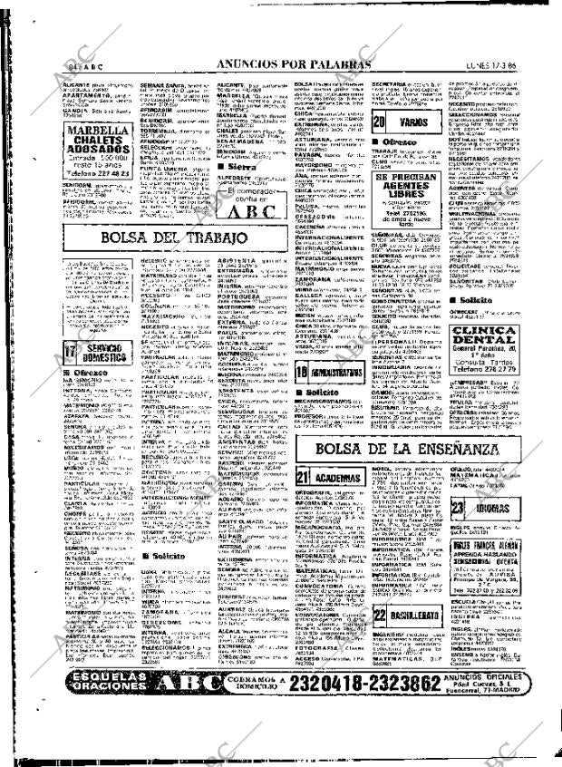 ABC MADRID 17-03-1986 página 84