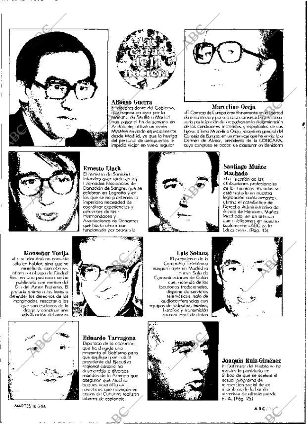 ABC MADRID 18-03-1986 página 11