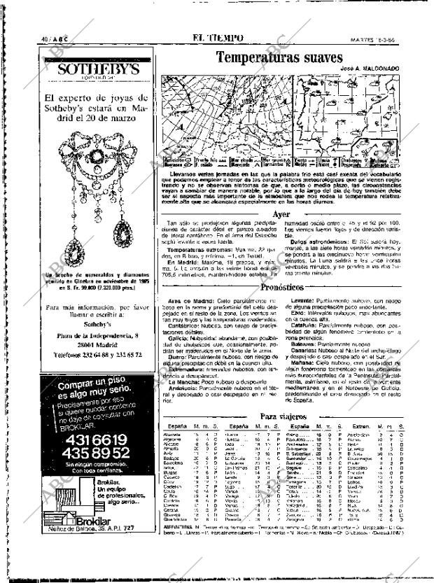 ABC MADRID 18-03-1986 página 40