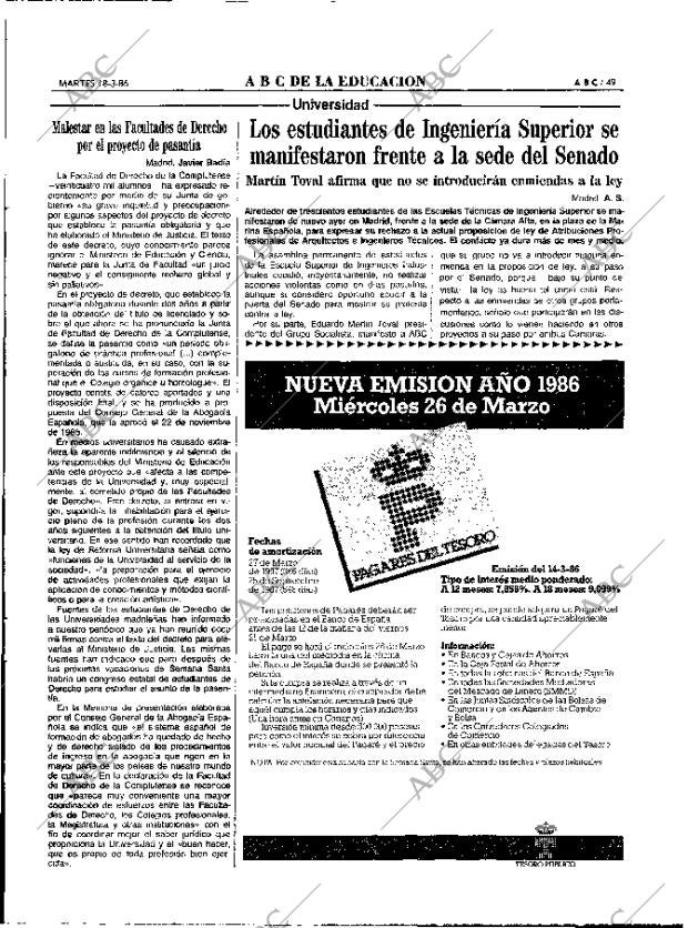 ABC MADRID 18-03-1986 página 49