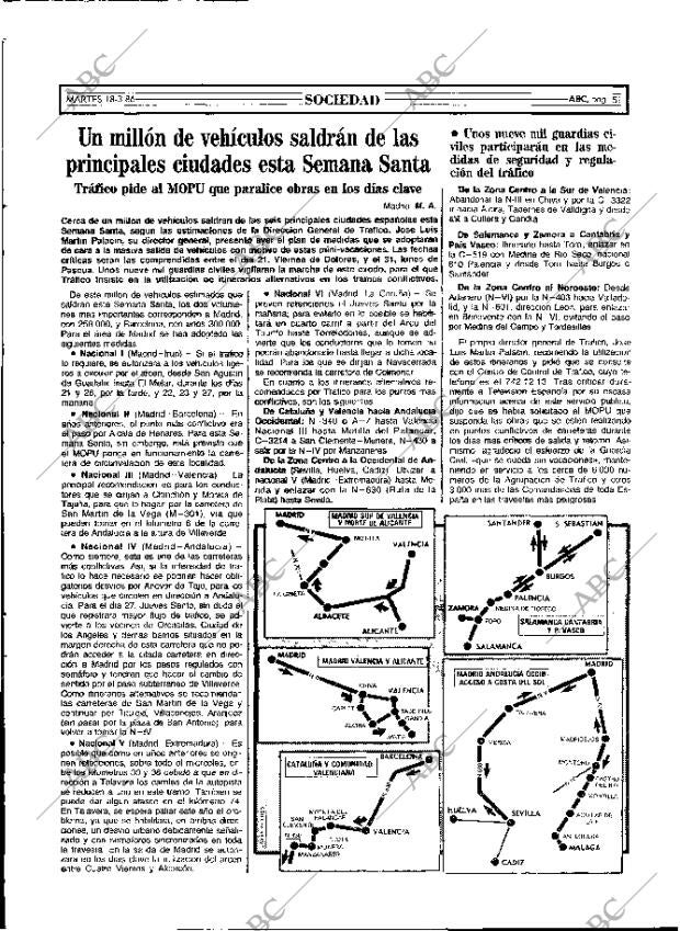 ABC MADRID 18-03-1986 página 51