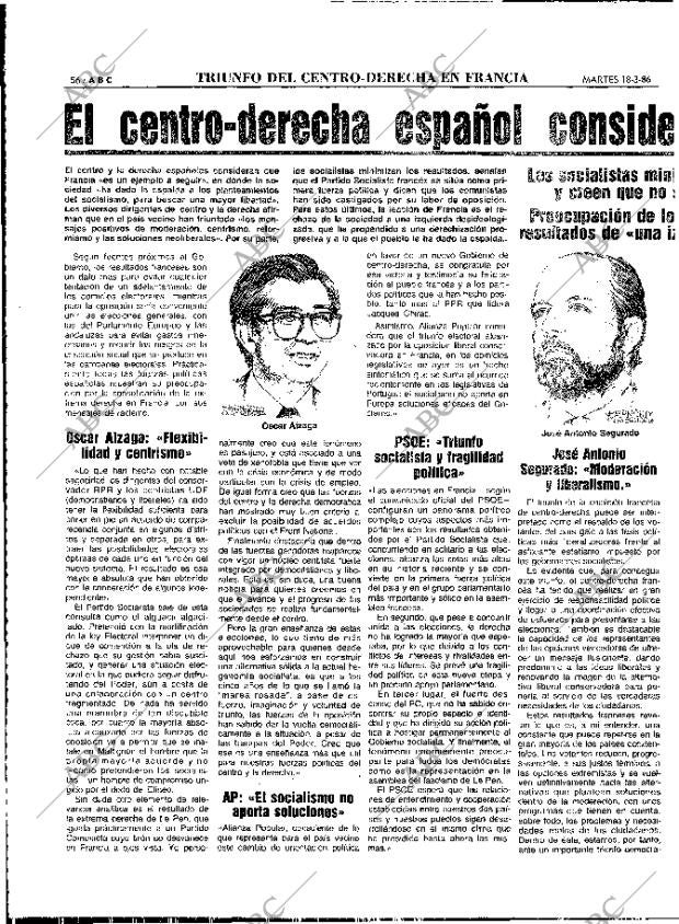 ABC MADRID 18-03-1986 página 56