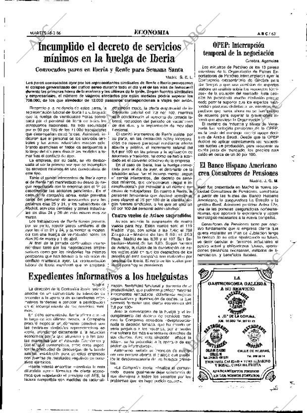 ABC MADRID 18-03-1986 página 63