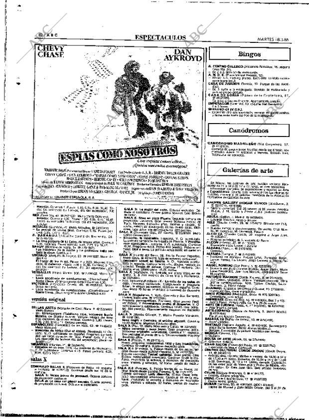 ABC MADRID 18-03-1986 página 82