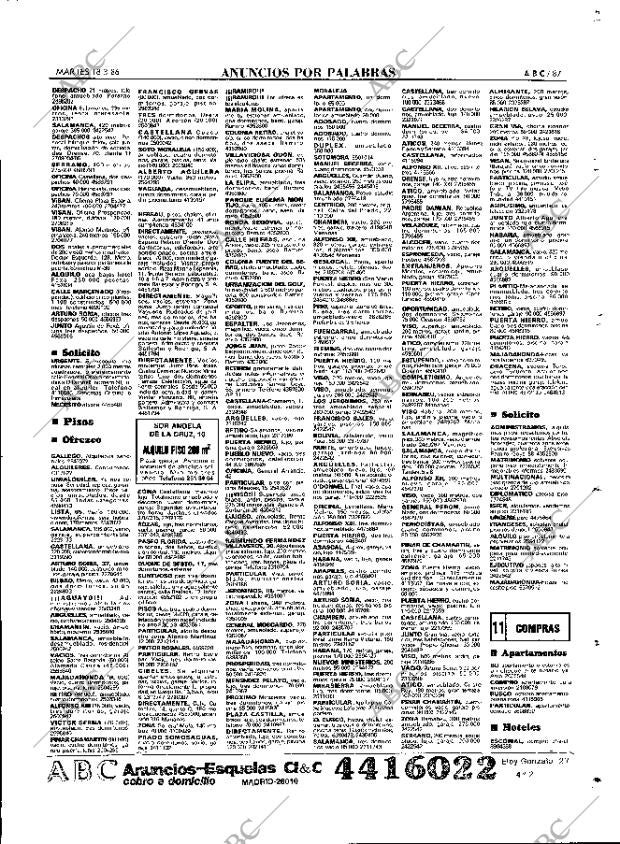 ABC MADRID 18-03-1986 página 87