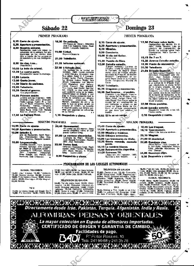 ABC MADRID 22-03-1986 página 111